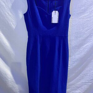 Electric Blue Fitted Dress